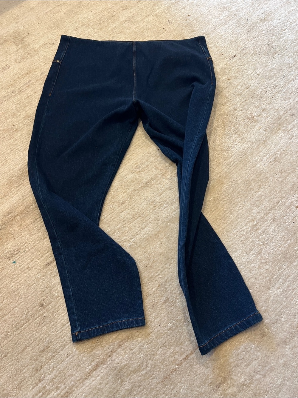 Lysse Dark Wash Stretch Denim Leggings